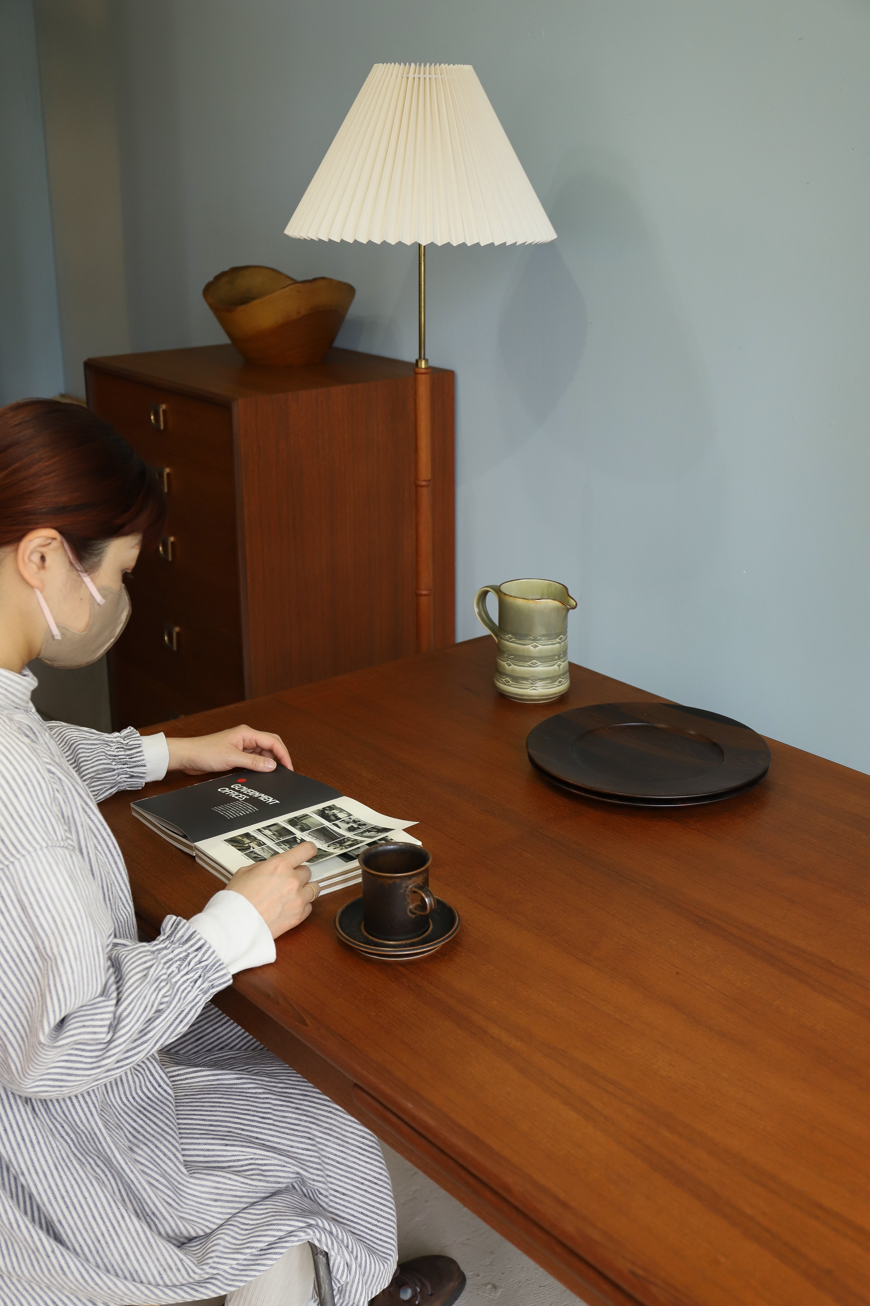 Teakwood Extension Dining Table Draw Leaf Danish Vintage/デンマークヴィンテージ ドローリーフ エクステンション ダイニングテーブル 北欧家具