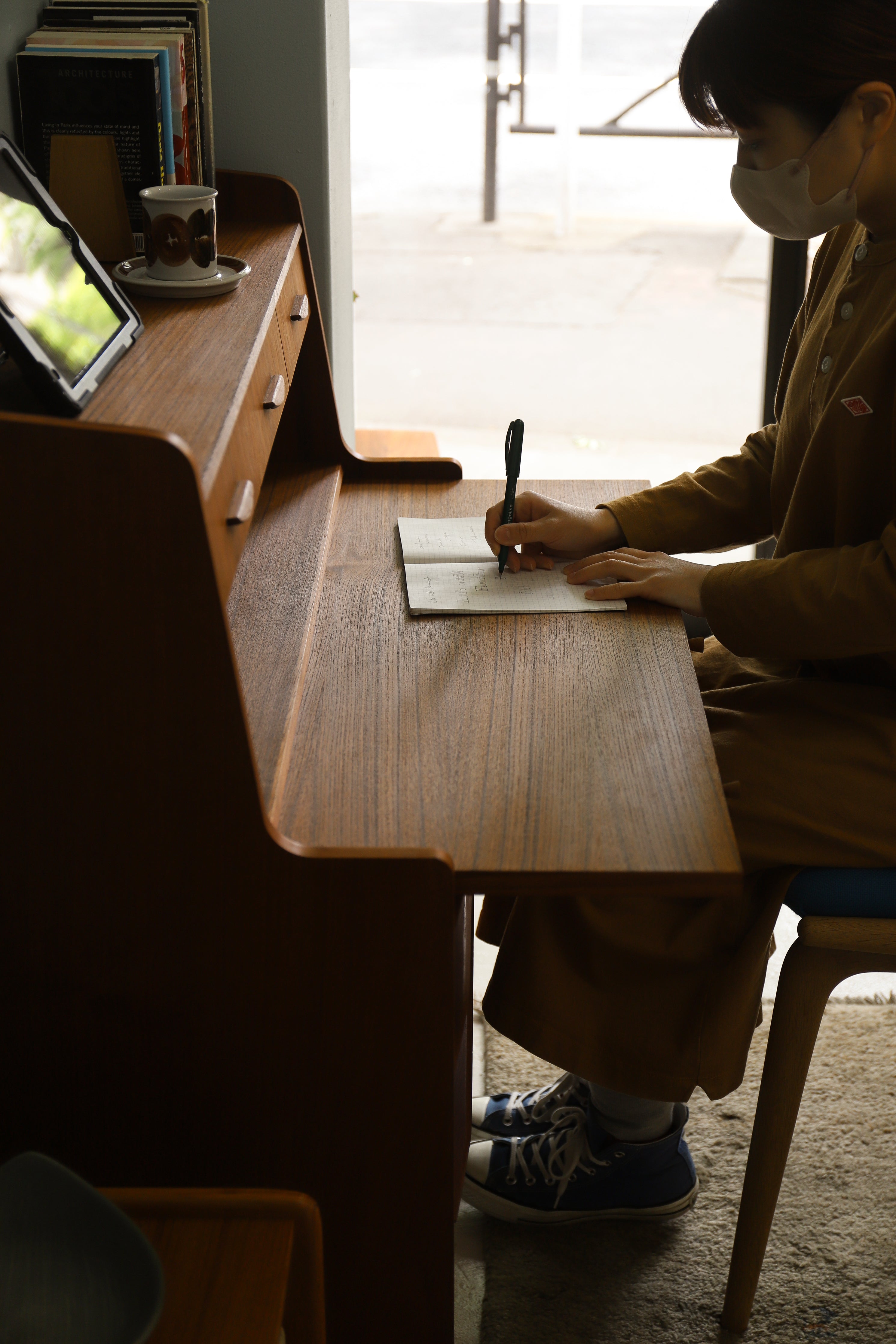 Danish Vintage Tylvad Hansen Møbelfabrik Writing Bureau/デンマークヴィンテージ ライティングビューロー チーク材 北欧家具