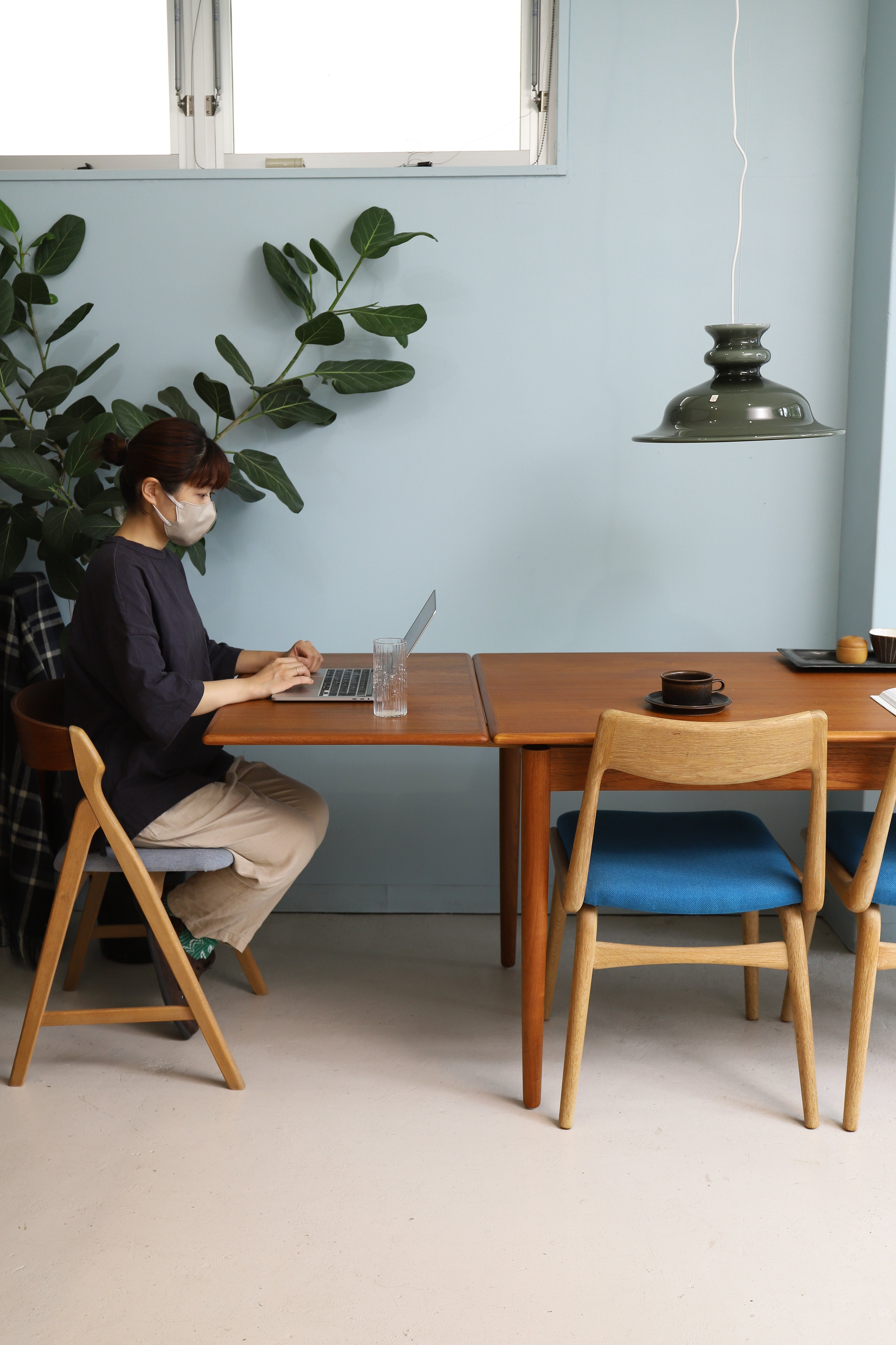 Danish Vintage Draw Leaf Extension Dining Table/デンマークヴィンテージ エクステンション ダイニングテーブル ドローリーフ 北欧家具