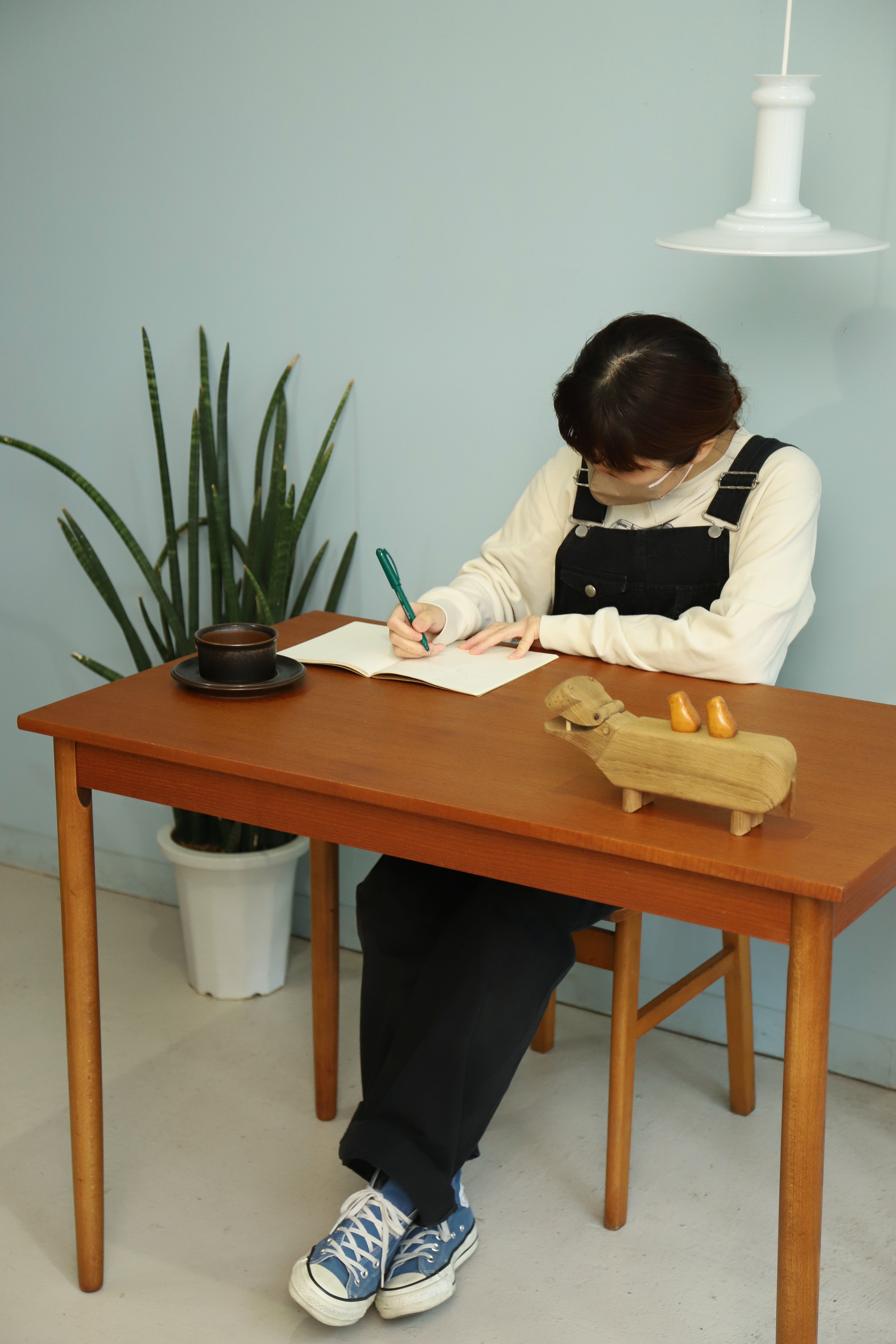 Danish Vintage Small Dining Table Teak Beech/デンマークヴィンテージ ダイニングテーブル 北欧家具