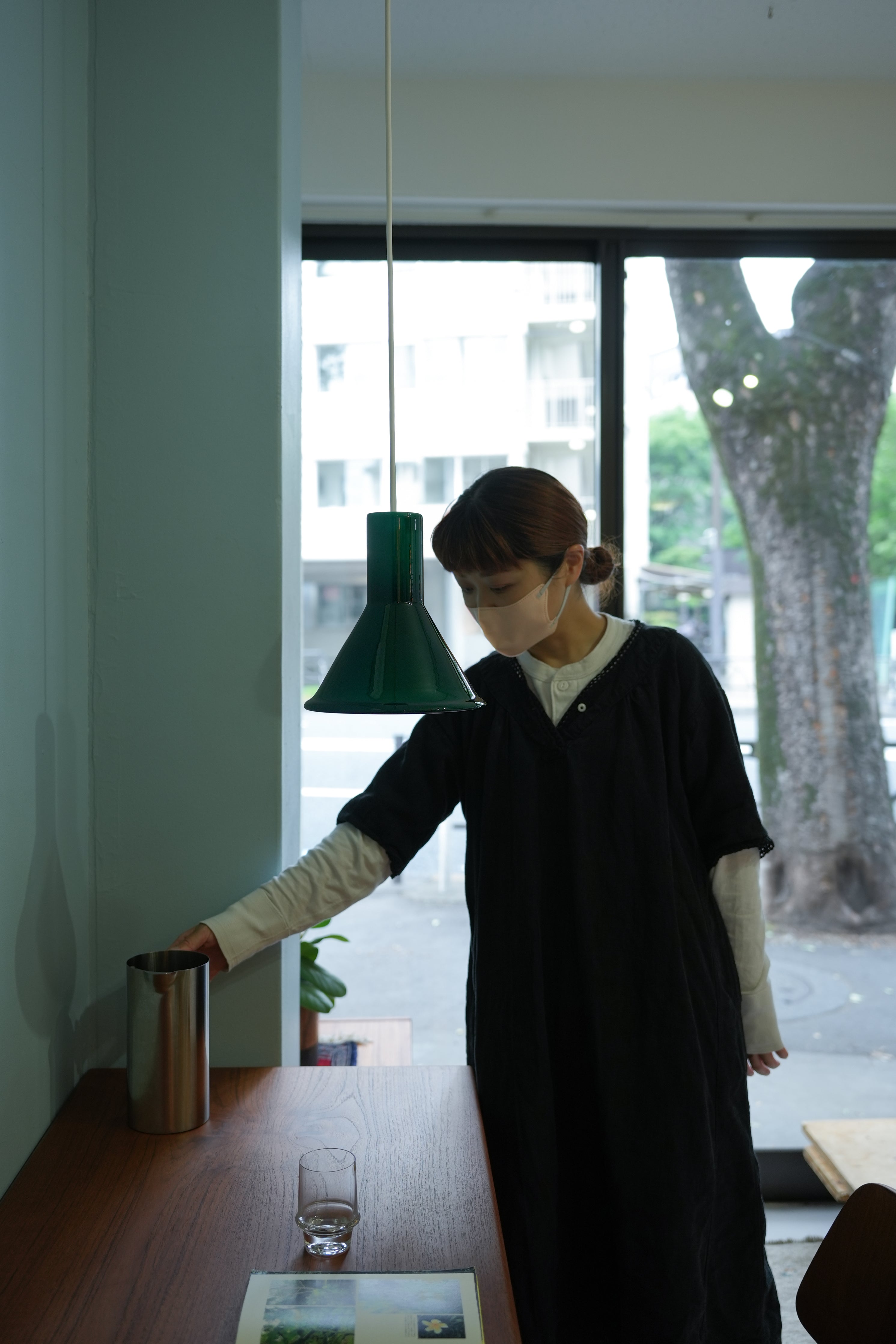 Holmegaard P&T Small Pendant Green Michael Bang/ホルムガード ペンダントライト グリーン 照明 デンマークヴィンテージ