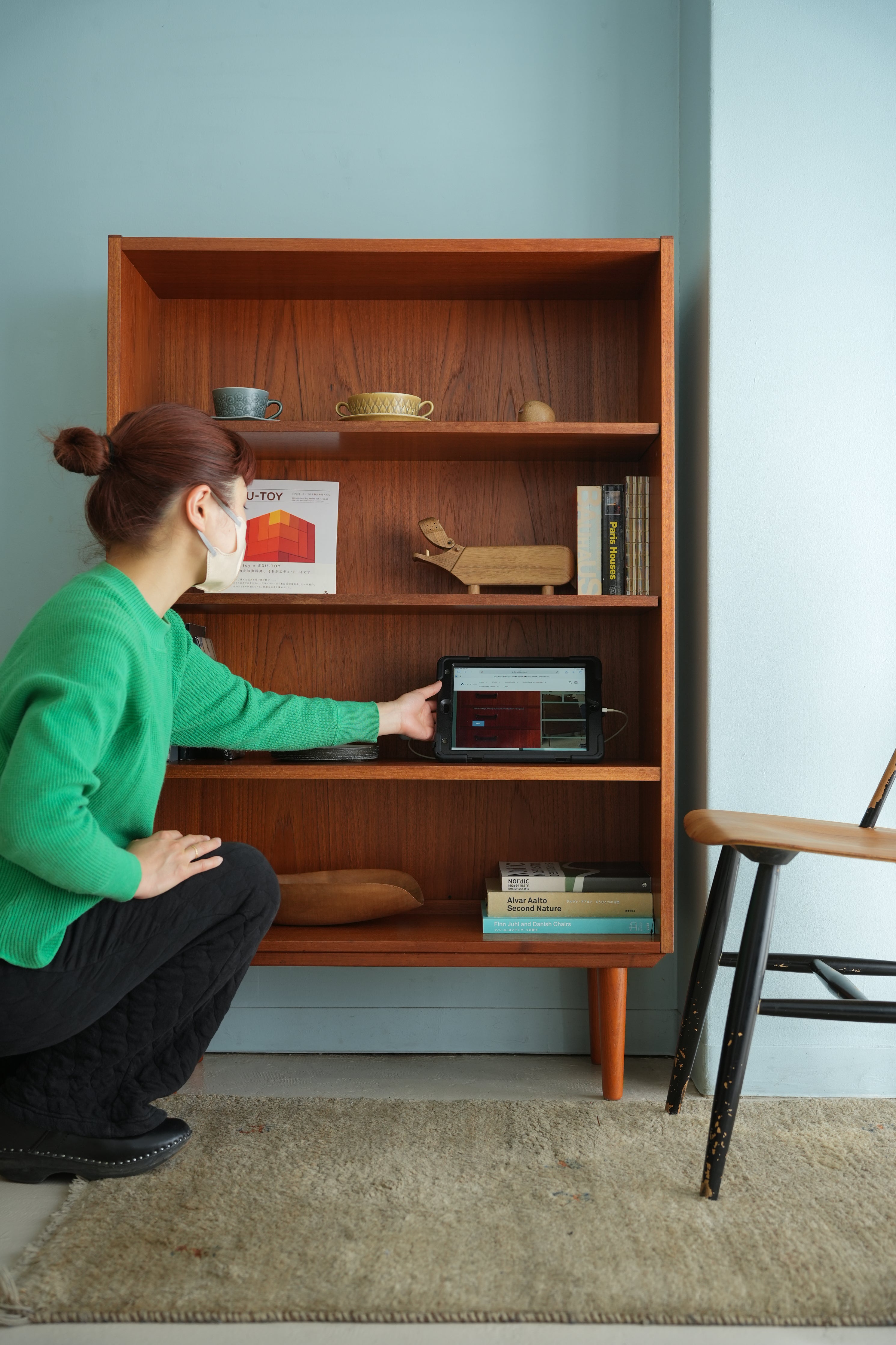 Bookcase Shelf Teakwood Danish Vintage/デンマークヴィンテージ ブックケース 本棚 チーク材 北欧家具