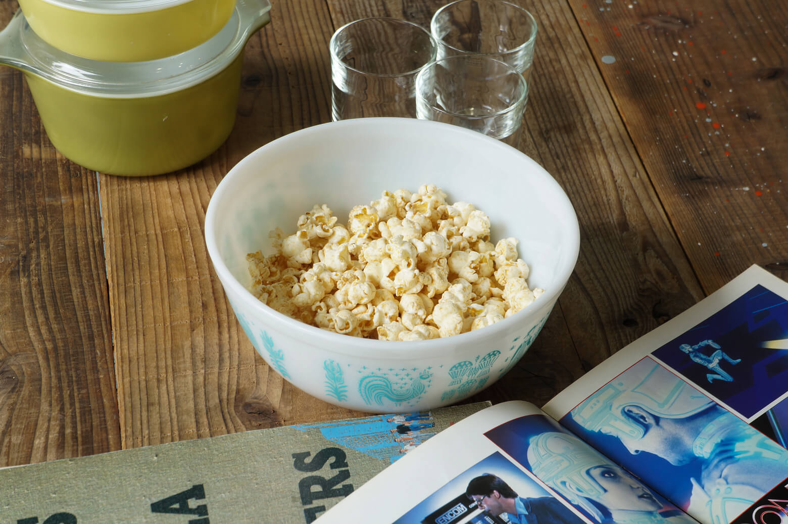 OLD PYREX BUTTER PRINT pattern Table Ware MADE IN USA / オールドパイレックス バター プリント テーブルウェア アメリカ製