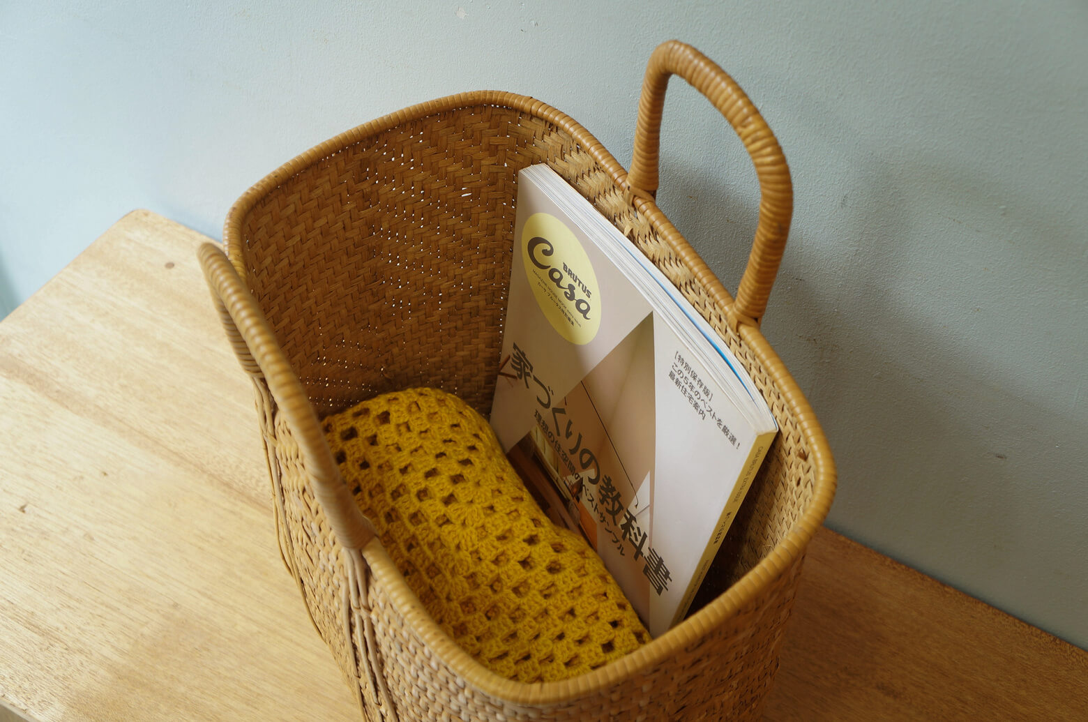 Japanese Vintage Banboo Shopping Basket/ヴィンテージ バンブー カゴバッグ バスケット 竹籠 かばん ファッション