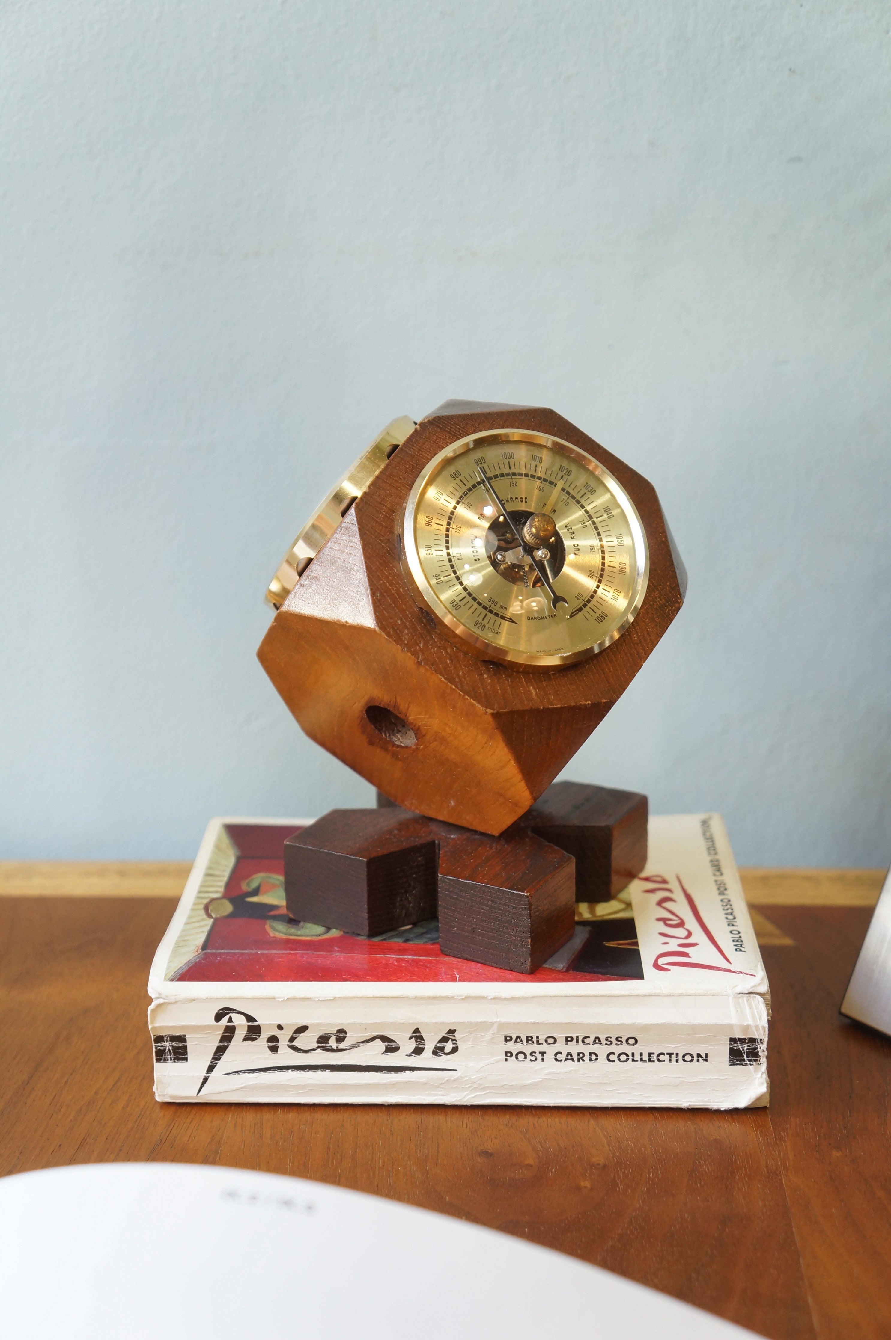 ジャパンヴィンテージ 置時計 温湿度計 レトロインテリア/Japanese Vintage Clock and Thermo-hygrometer –  FURUICHI/古一