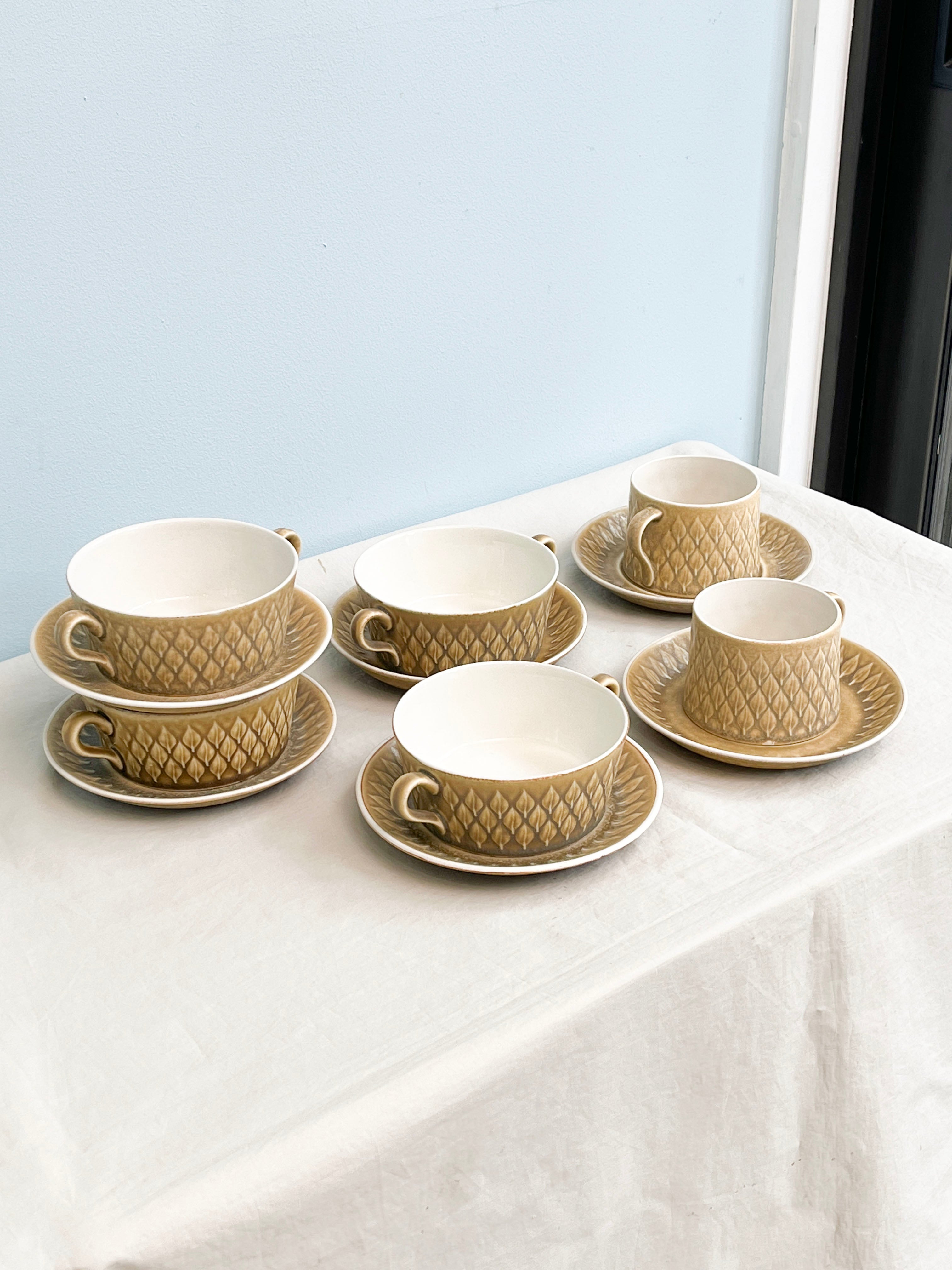 Jens H.Quistgaard Relief Cup and Saucer/イェンス・クイストゴー レリーフ カップ＆ソーサー 北欧ヴィンテージ食器