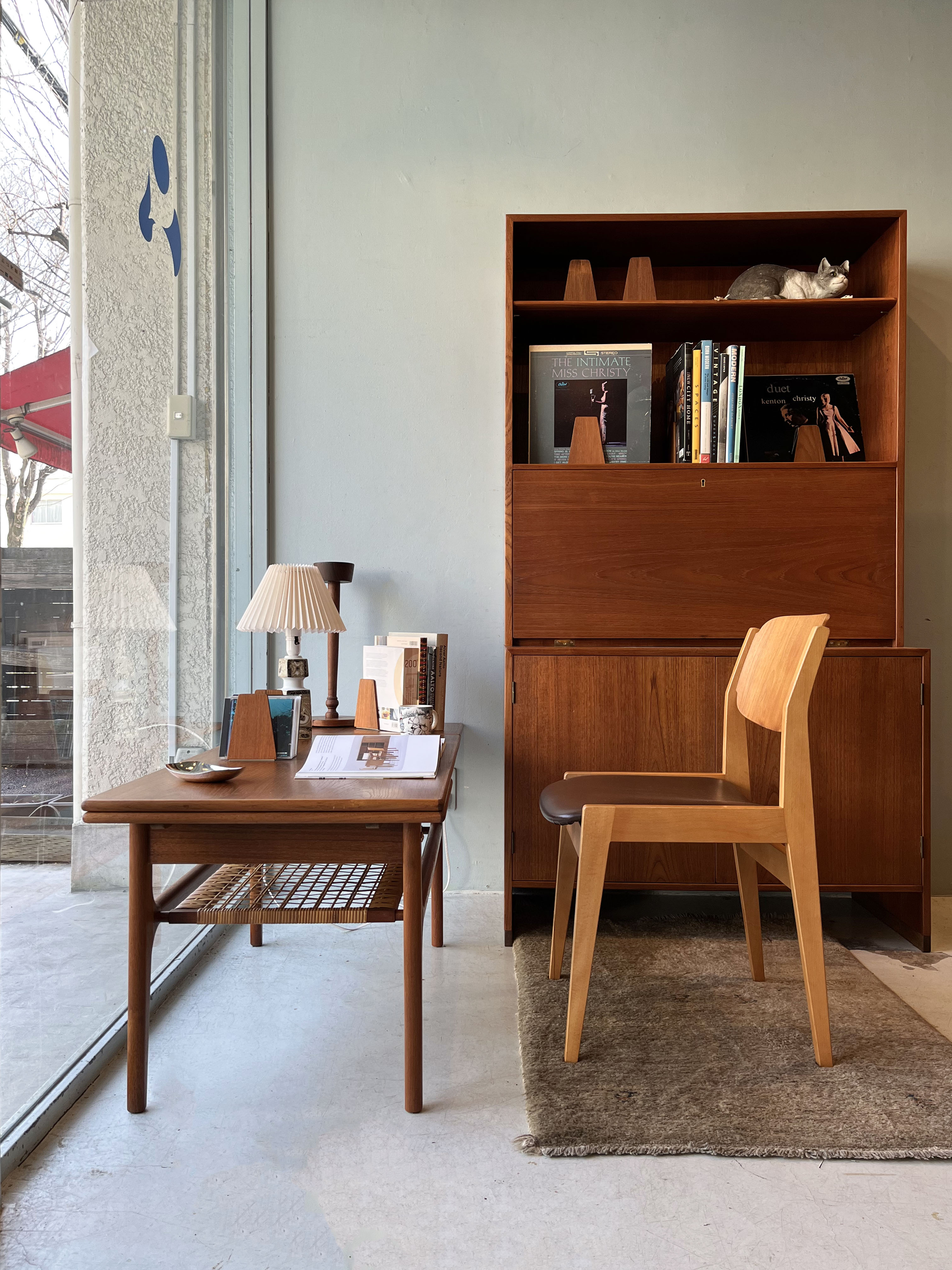 Teakwood Bookend Danish Vintage/デンマークヴィンテージ ブックエンド 本立て チーク材 北欧インテリア