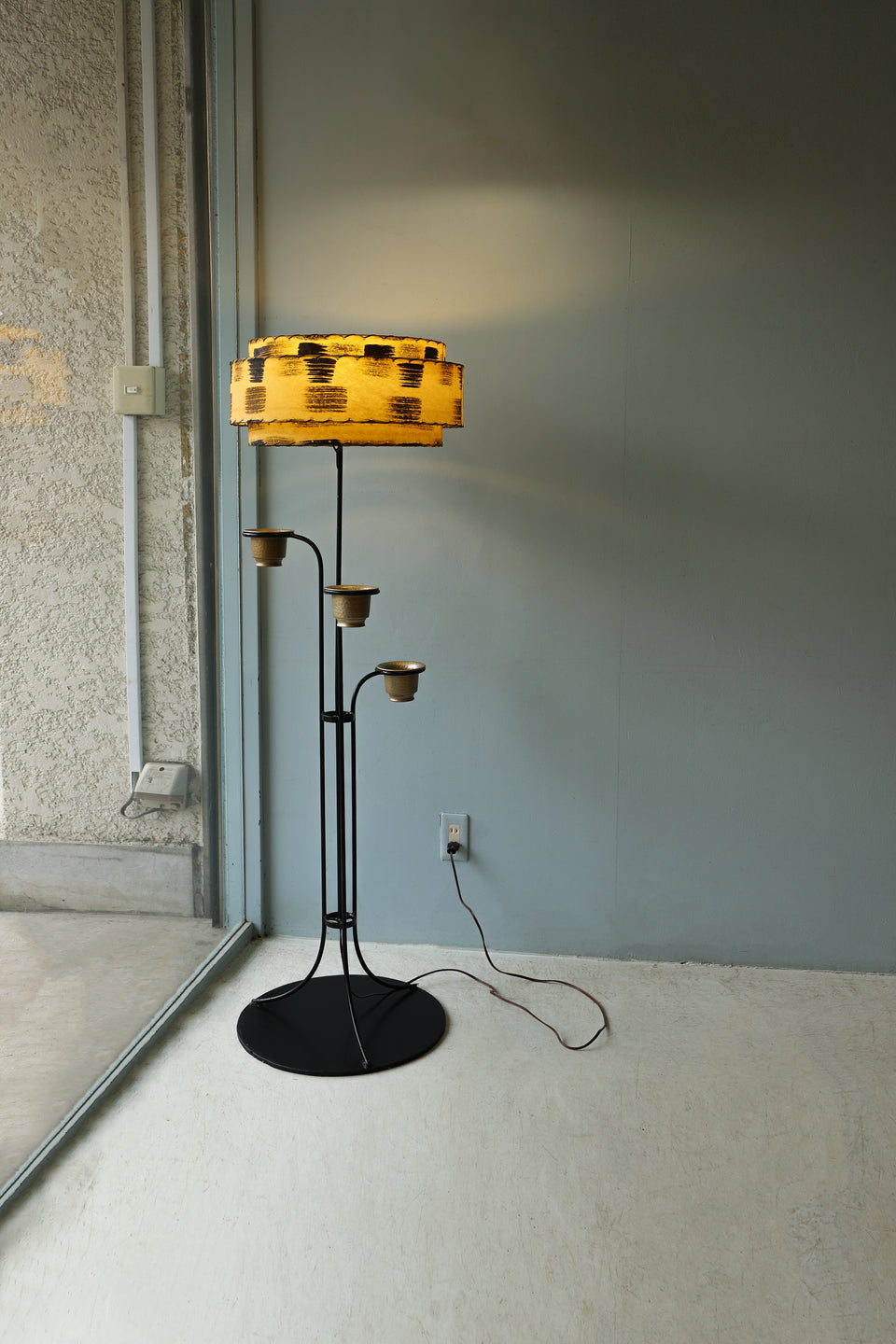 planter floor lamp