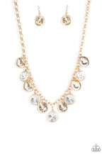 Load image into Gallery viewer, Spot on Sparkle Gold Necklace
