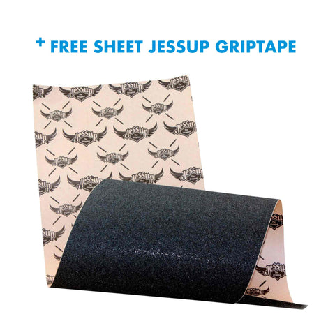 Gratis sheet Jessup griptape bij alle Skateboard decks Revert95.com