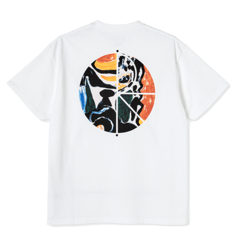 Polar Facescape Fill Logo T-shirt White