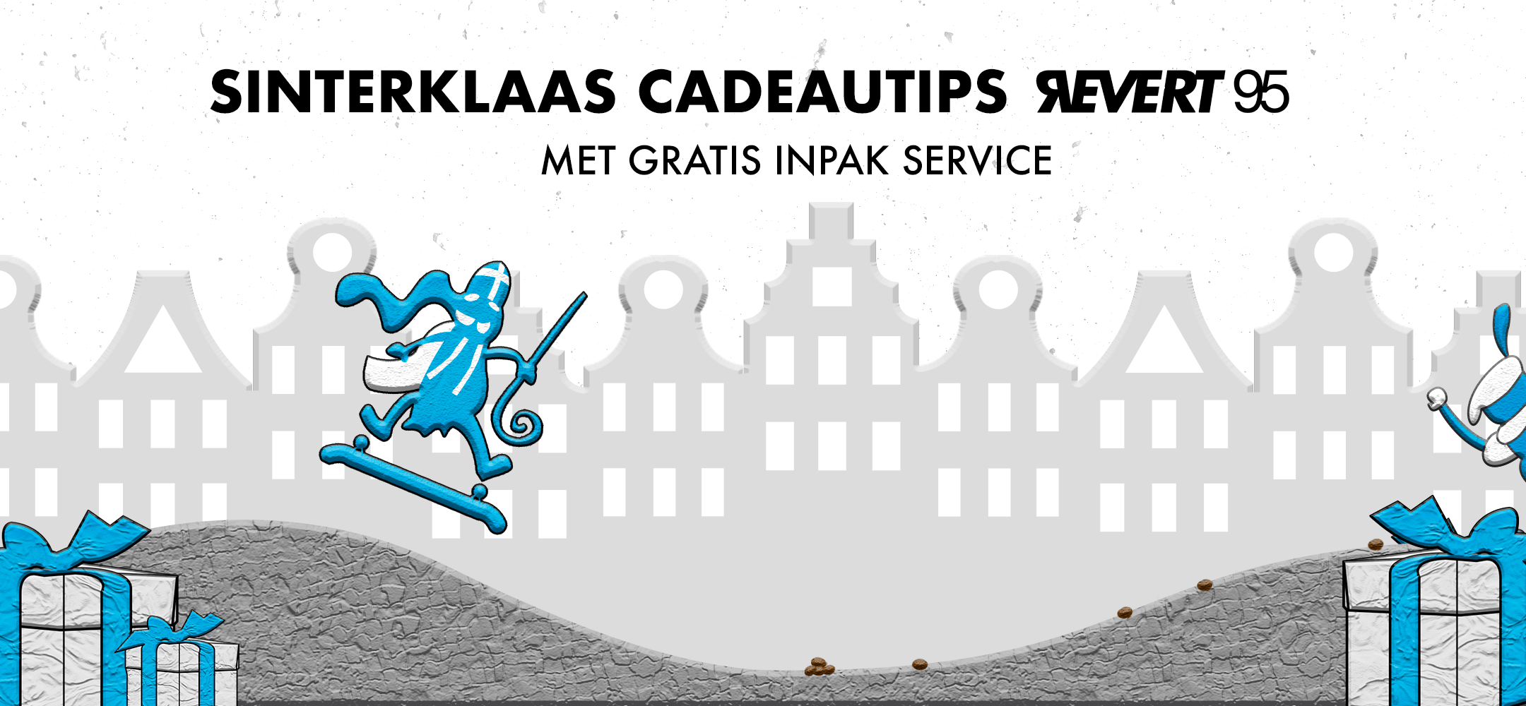 Sinterklaas cadeaus vind je bij Revert95.com met gratis inpakservice