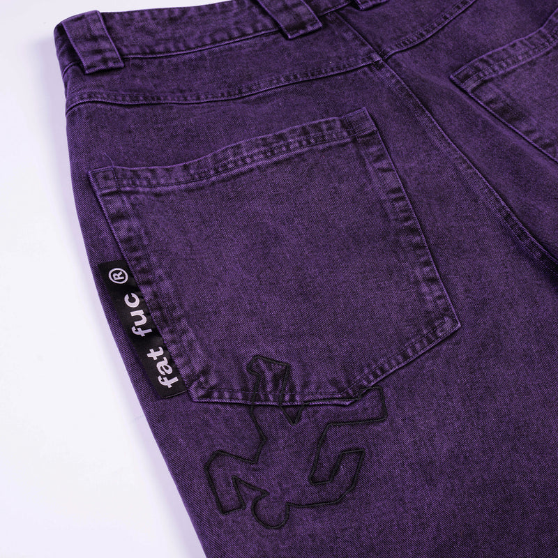 希少　fat Fuc jeans デニム　purple bigboy 紫　美品