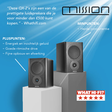 Dan stroomkring risico Review QX-2 | De officiële winkel in Nederland | Mission – Mission Hifi