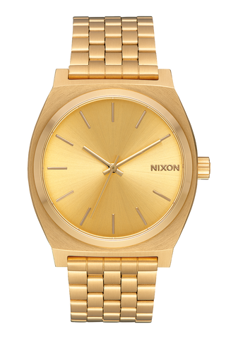 All Gold Nixon Time Teller Watch