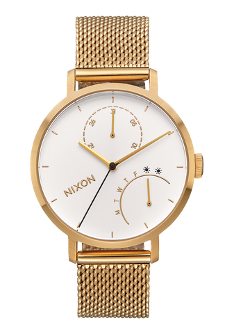 Gold Nixon Clutch Watch