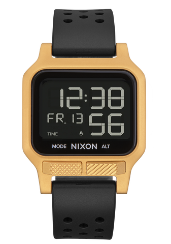 Nixon Heat in Black and Gold