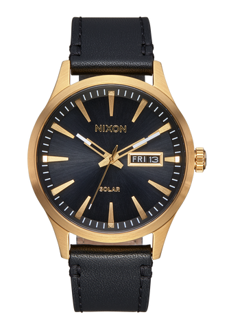 Nixon Sentry Solar Leather