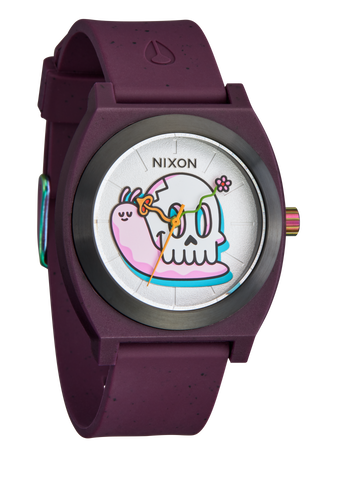 Purple Nixon x Hannah Eddy Time Teller OPP Watch