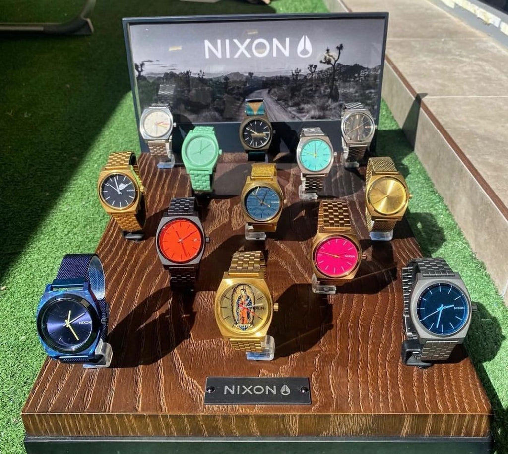 A collection of Nixon watches