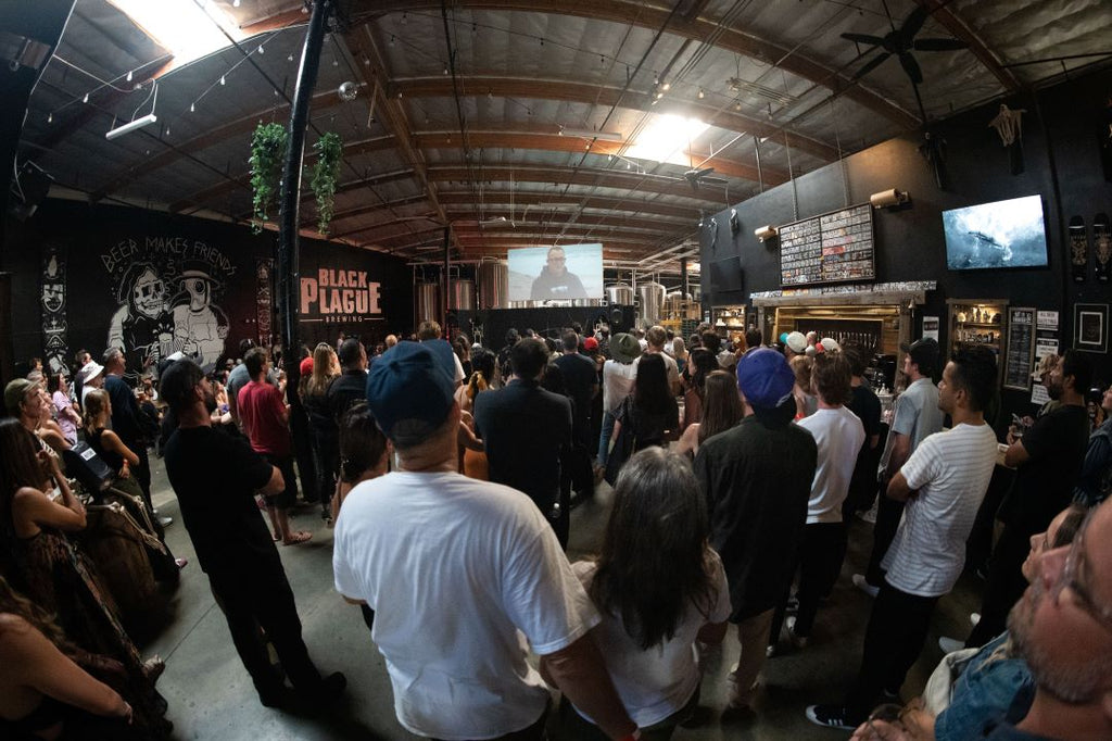 Inside Black Plague Brewing for the premiere