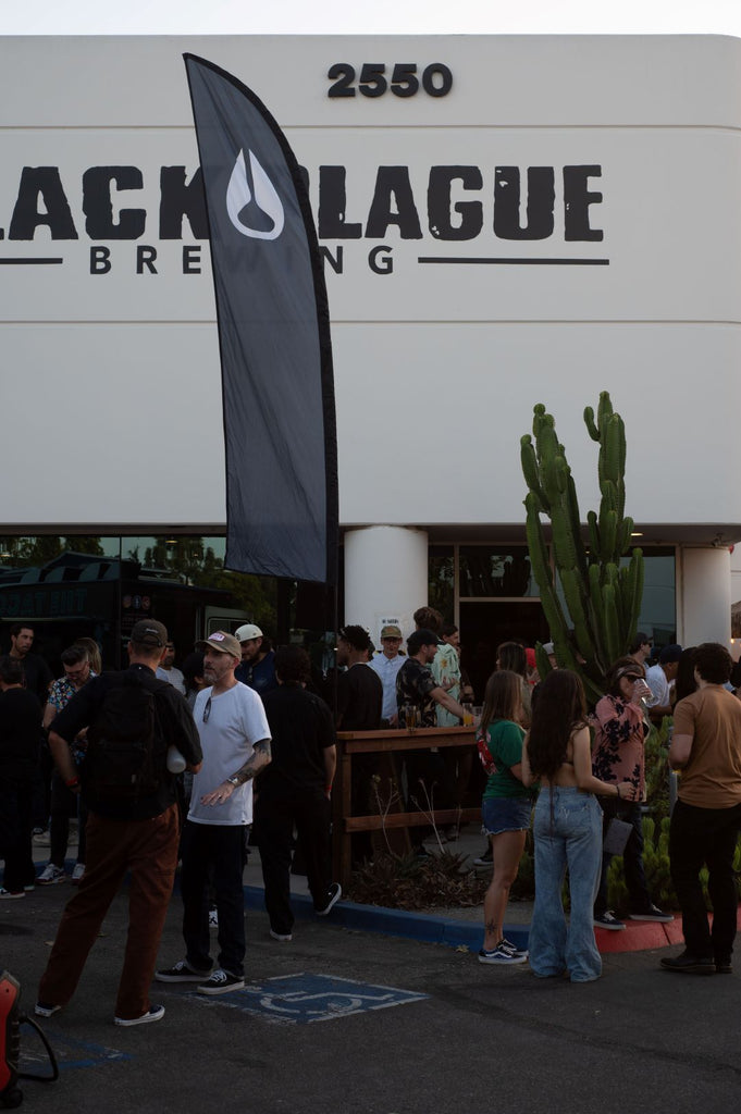 Outside of Black Plague Brewing in San Diego for the Nixon 25th Anniversary Video Premiere