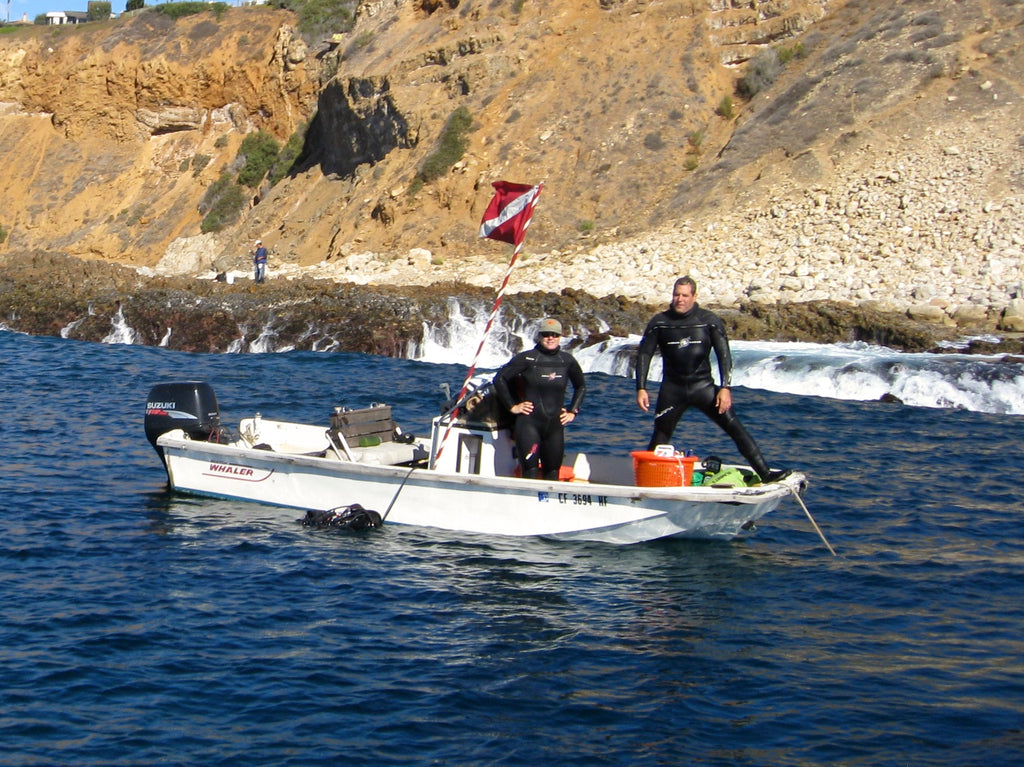 SeaTrees x The Bay Foundation scuba divers on a boat