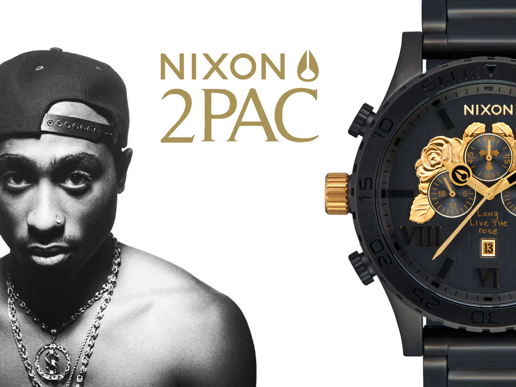 Nixon x 2PAC Watch Collection campaign imagery