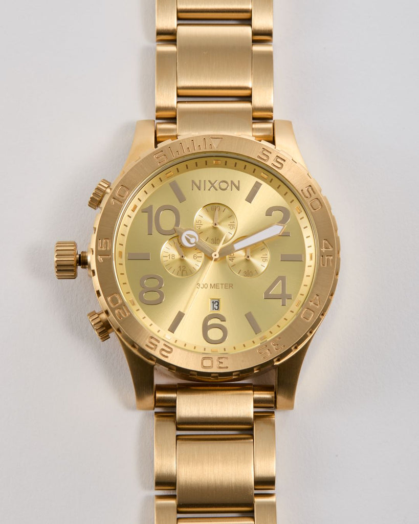 Front of Nixon 51-30 SLUSH trophy watch