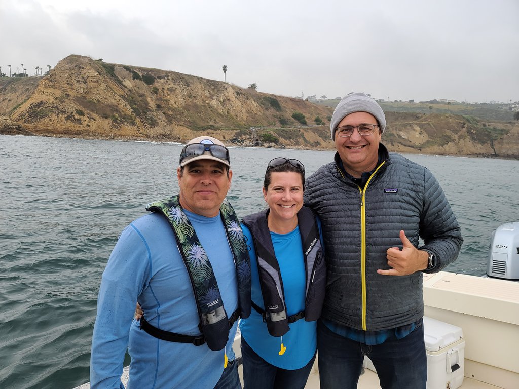 The SeaTrees x The Bay Foundation team at a kelp reforestation site