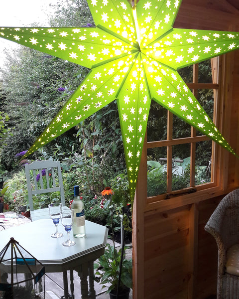 Transform Your Garden with Beautiful Paper Star Lanterns