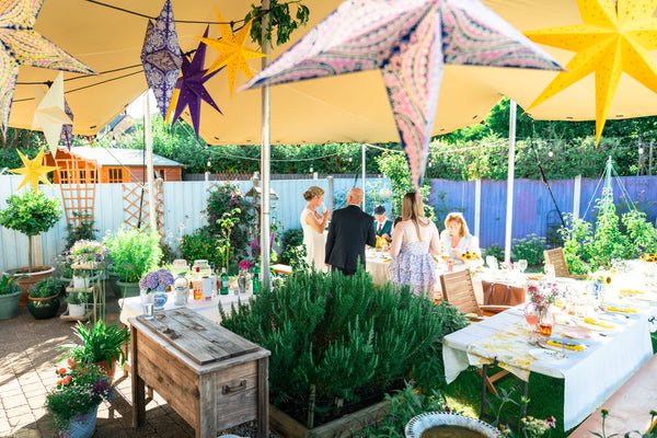 Paper Star Lanterns to Add Charm to Your Outdoor Summer Wedding