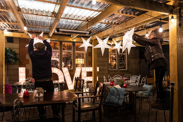 Summer Wedding Ideas: Add Charm to Your Outdoor Wedding Using Paper Star Lanterns