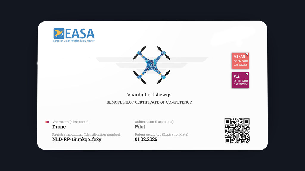 European drone certificate