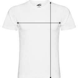 Camiseta cuello pico Samoyedo -  Como medir