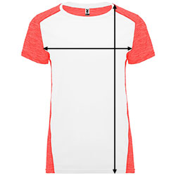 Camiseta técnica Zolder woman - Como medir