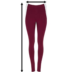 Leggings femininas Agia - Como medir