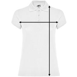 Polo Star mulher cores claras - Como medir