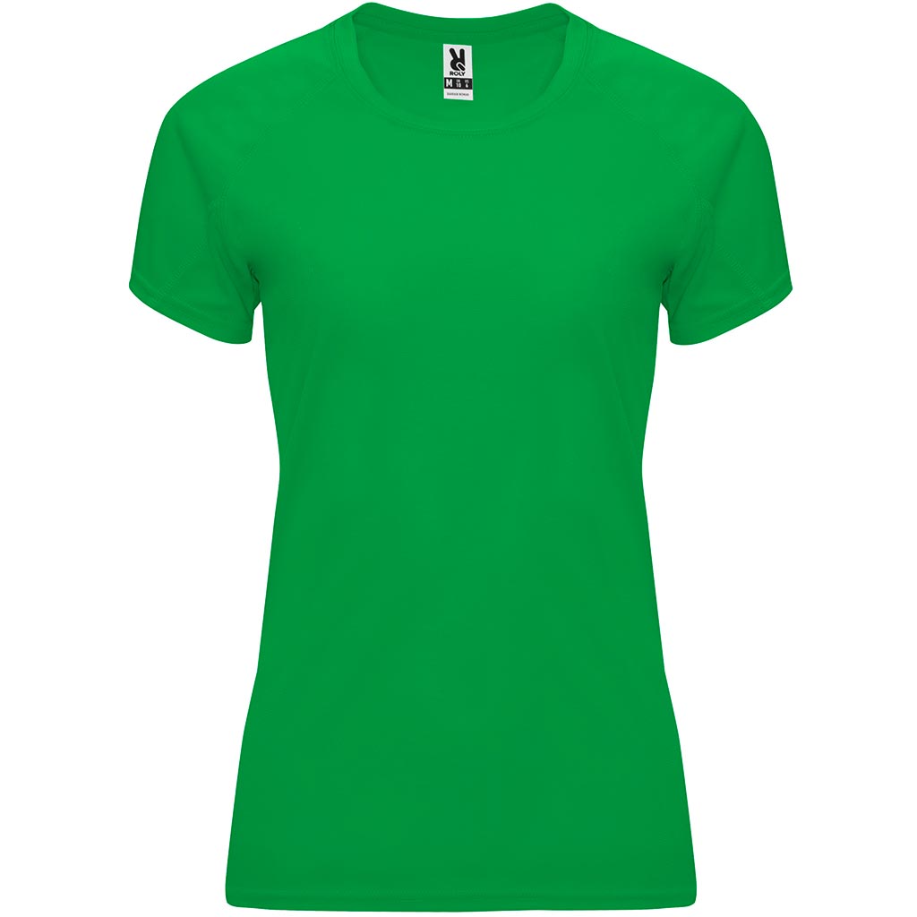 ➤Roly Camiseta Bahrain Verde Fluor - Camisetas técnicas running l Tallas  XXL Color Pistacho