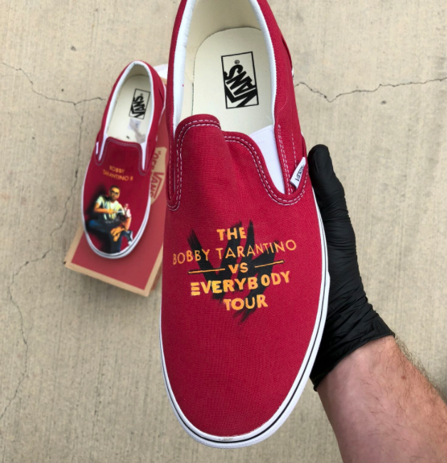 album cover painted vans