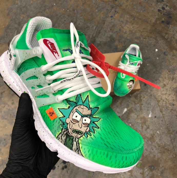 rick and morty custom jordans