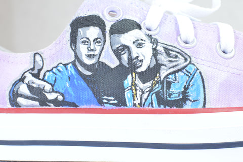 Kalin & Myles Shoes, custom Painted Kalin and Myles shoes, Kalin & Myles, Custom Kalin & Myles Converse