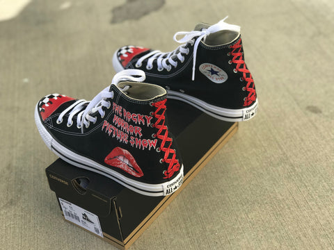 Custom Painted Rocky Horror Picture Show Chucks