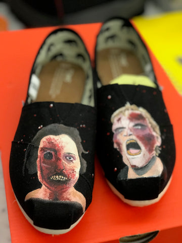 Custom Painted Halloween Shoes