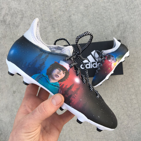 Custom Hand Painted Stranger Things Adidas Soccer Cleats