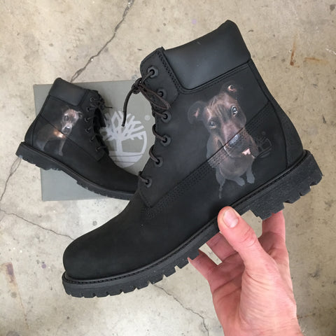 custom painted boots