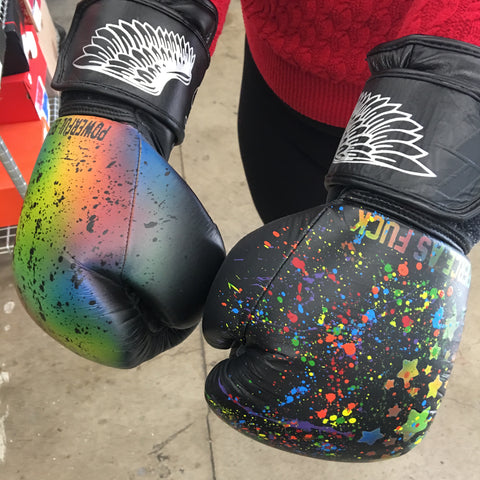 Custom Hand Painted Boxing Gloves