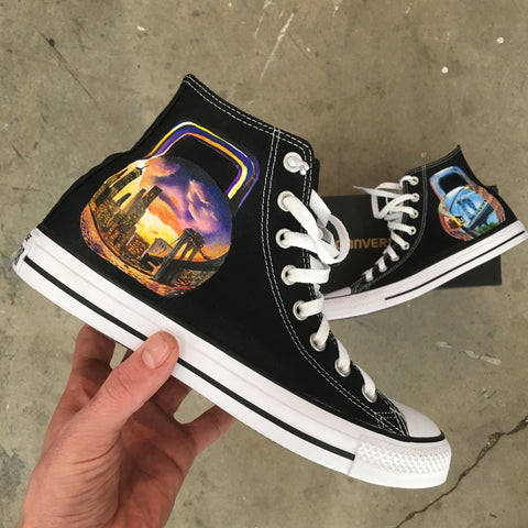 Custom Hand Painted Converse High Tops