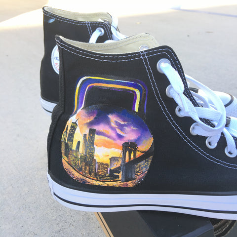 Custom Hand Painted Converse High Tops