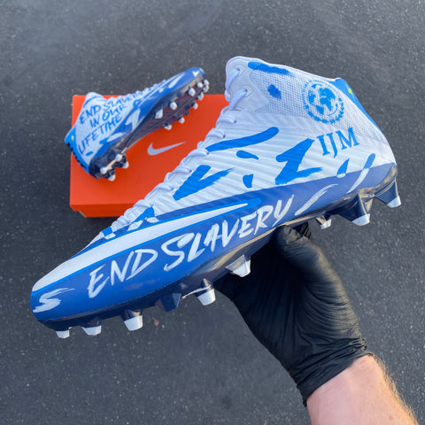 Hand Painted Football Cleats